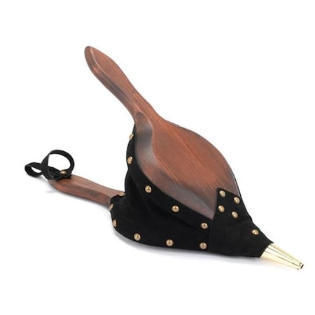 Johnny Beard JOHNNY BEARD COMPANY 68070 Round Back American White Pine Bellows; Leather Trim; 7.5 in. x 21 in. 68070